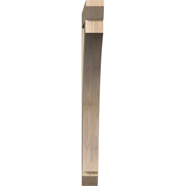 Thorton Slat Rough Sawn Bracket, Douglas Fir, 4W X 38D X 44H